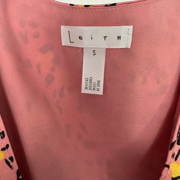 NWT Leith Pink Leopard Dress From Nordstrom - Picture 5 of 8